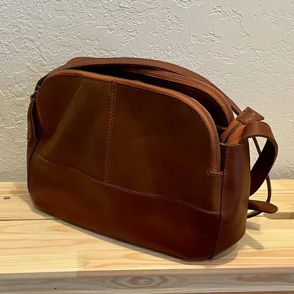 **SOLD** Able Leather Meron Crossbody Bag in Whiskey - Picture 7 of 7